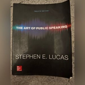 The Art of Public Speaking by Stephen E. Lucas